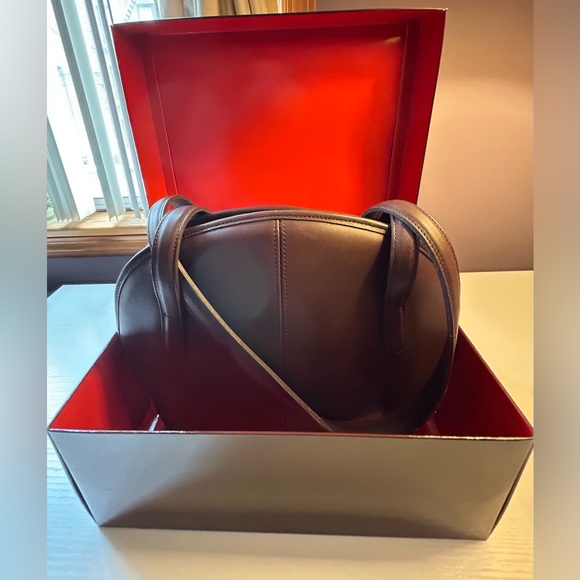 Vintage Coach Leather Dark Brown Classic Purse excellent condition - Picture 2 of 16